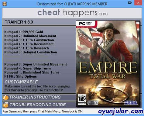 empire total war trainer|Empire: Total War .